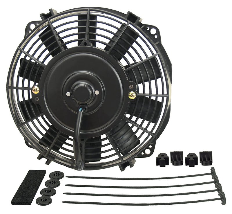 Derale 16908 8" Dyno-Cool High Performance Electric Fan, Black - Image 1